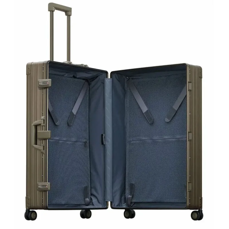 Aleon Hardside Luggage|Checked<Aircraft Grade Aluminum 32 Macro Plus Traveler Large Suitcase