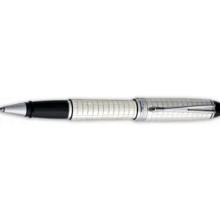 Aurora Rollerball<Ipsilon Sterling Silver Quadra Pattern Rollerball Pen