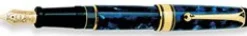 Aurora Fountain<Optima Auroloide Blue Fountain Pen