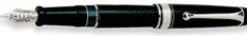 Aurora Fountain<Optima Resin Black CT Fountain Pen