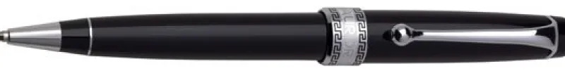 Aurora Ballpoint<Optima Resin Black w/ Chrome Plated Trim Ballpoint