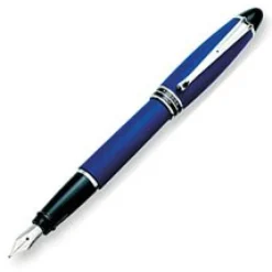 Aurora Fountain<Pens Ipsilon Satin Blue Fountain Pen