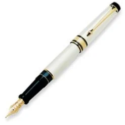 Aurora Fountain<Pens Optima Solid Silver Fountain Pen