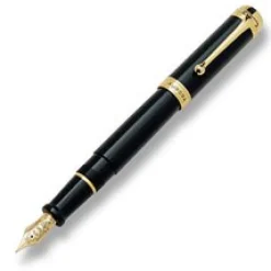 Aurora Fountain<Talentum Classic Black GT Fountain Pen