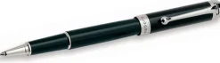 Aurora Rollerball<Talentum w/ Chrome Trim Medium Point Rollerball P Finesse Black