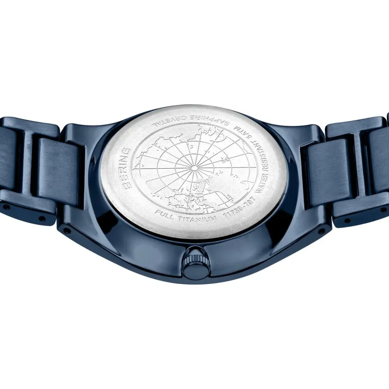 Bering Men's Watches<Mens Watch | Titanium | Matte Blue | 11739797 | Altman Luggage