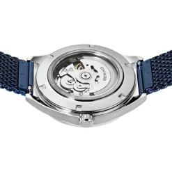 Bering Men's Watches<Mens Watch Automatic polished brushed silver Blue Dial 16743307