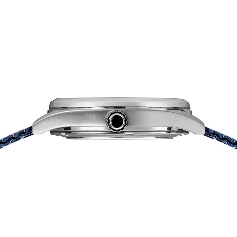 Bering Men's Watches<Mens Watch Automatic polished brushed silver Blue Dial 16743307