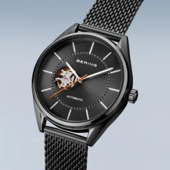 Bering Men's Watches<Mens Watch Automatic polished brushed Grey Grey Dial 16743377