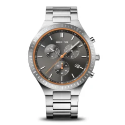 Bering Men's Watches<Titan Chrono | brushed silver 11743709 | Altman Luggage