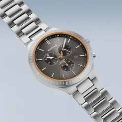 Bering Men's Watches<Titan Chrono | brushed silver 11743709 | Altman Luggage