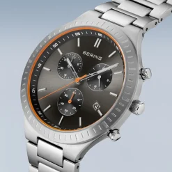 Bering Men's Watches<Titan Chrono | brushed silver 11743709 | Altman Luggage