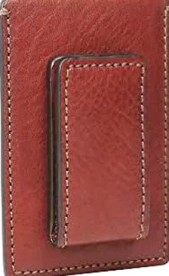 Bosca Money Clip|Men's Wallets<Deluxe Front Pocket Wallet Cognac Washed Leather