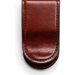 Bosca Money Clip<Leather Covered Money Clip Brown | Altman Luggage | Wallet Sale