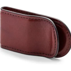 Bosca Money Clip<Leather Covered Money Clip Brown | Altman Luggage | Wallet Sale