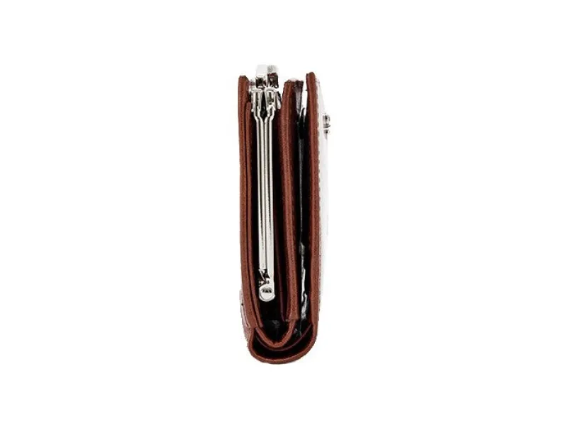 Bosca Women's Wallets<Old Leather Petite French Purse Amber