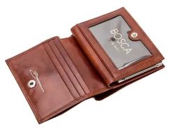 Bosca Women's Wallets<Old Leather Petite French Purse Amber