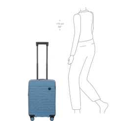 Bric's Carry-on Luggage<B/Y Ulisse 21" Expandable Spinner Grey Blue