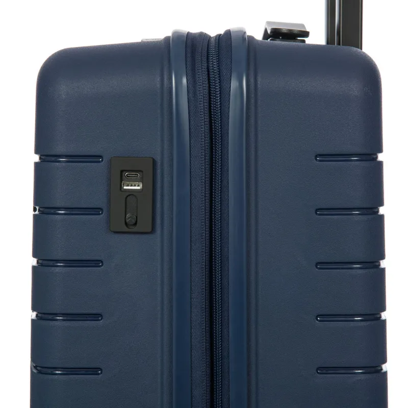Bric's Carry-on Luggage<Brics BY Ulisse Carry on Expandable Spinner Blue Sale Altman Luggage Ocean Blue