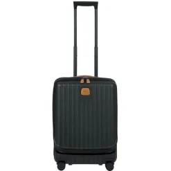 Bric's Carry-on Luggage<Brics Capri 21 Spinner With Pocket Expandable On Sale Matte Black