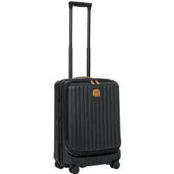 Bric's Carry-on Luggage<Brics Capri 21 Spinner With Pocket Expandable On Sale Matte Black