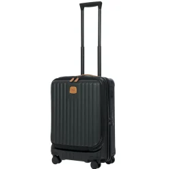 Bric's Carry-on Luggage<Brics Capri 21 Spinner With Pocket Expandable On Sale Matte Black