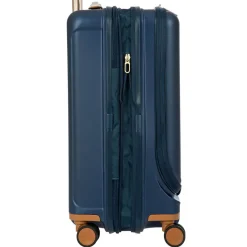Bric's Carry-on Luggage<Brics Capri 21 Spinner With Pocket Expandable On Sale Matte Blue