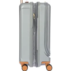 Bric's Carry-on Luggage<Brics Capri 21 Spinner With Pocket Expandable On Sale Silver Shine