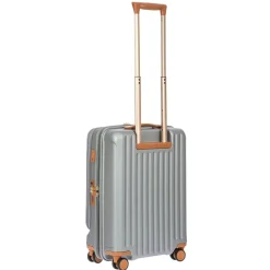 Bric's Carry-on Luggage<Brics Capri 21 Spinner With Pocket Expandable On Sale Silver Shine