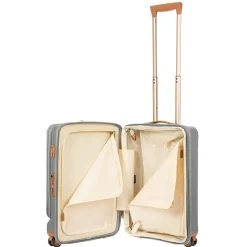 Bric's Carry-on Luggage<Brics Capri 21 Spinner With Pocket Expandable On Sale Silver Shine
