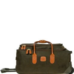 Bric's Carry-on Luggage<LIFE 21" CARRY-ON ROLLING DUFFLE BAG - OLIVE OR BLACK Olive with Olive Lining