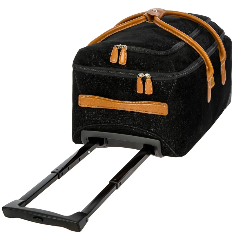 Bric's Carry-on Luggage<LIFE 21" CARRY-ON ROLLING DUFFLE BAG - OLIVE OR BLACK Olive with Olive Lining
