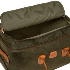 Bric's Carry-on Luggage<LIFE 21" CARRY-ON ROLLING DUFFLE BAG - OLIVE OR BLACK Olive with Olive Lining