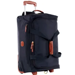 Bric's Wheeled Duffels|Carry-on Luggage<Brics X Bag Carry on Rolling Duffle Bag Black | Altman Luggage