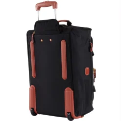 Bric's Wheeled Duffels|Carry-on Luggage<Brics X Bag Carry on Rolling Duffle Bag Black | Altman Luggage