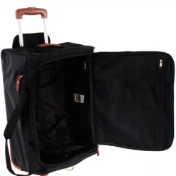 Bric's Wheeled Duffels|Carry-on Luggage<Brics X Bag Carry on Rolling Duffle Bag Black | Altman Luggage