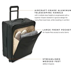Briggs & Riley Checked<Briggs and Riley Baseline BLU126CX Medium Expandable Upright Black