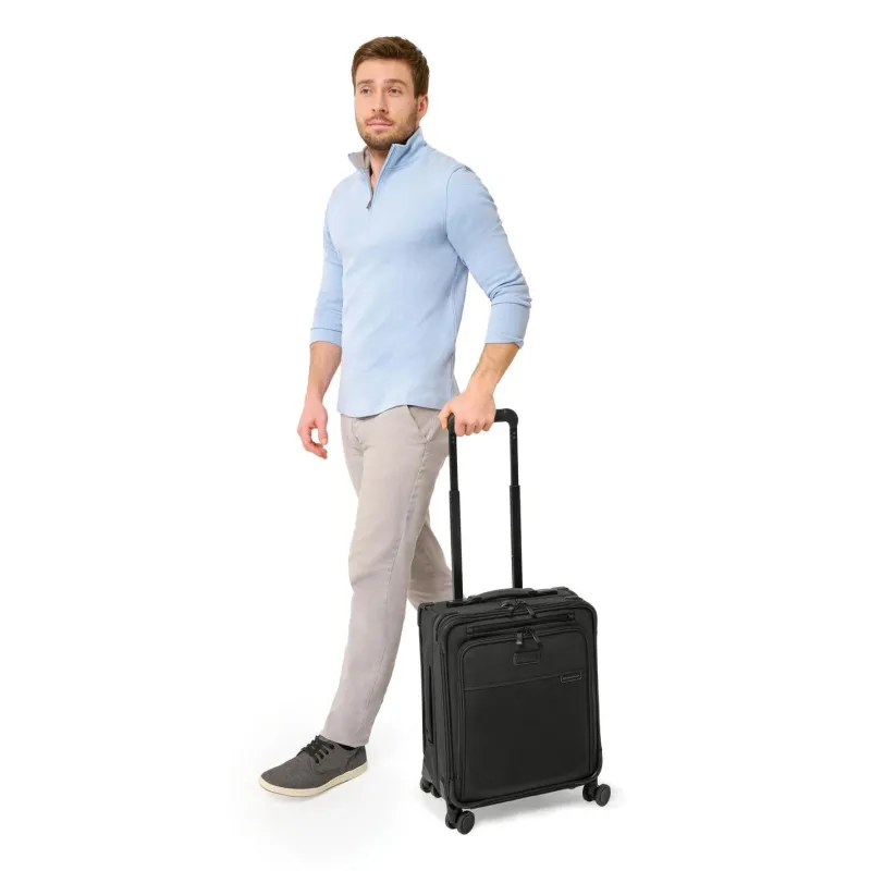 Briggs & Riley Carry-on Luggage<Briggs and Riley Baseline BLU119CXSP Compact Carry On Spinner Black