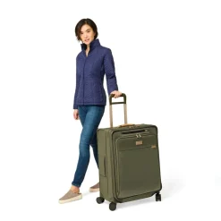 Briggs & Riley Checked|Rolling Spinner<Briggs and Riley Baseline BLU126CXSP Medium Expandable Spinner