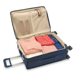 Briggs & Riley Checked|Rolling Spinner<Briggs and Riley Baseline BLU126CXSP Medium Expandable Spinner