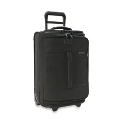 Briggs & Riley Wheeled Duffels|Carry-on Luggage<Briggs and Riley Baseline BLUWD1214 Global 2 Wheel Carry on Duffle Black