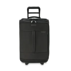 Briggs & Riley Wheeled Duffels|Carry-on Luggage<Briggs and Riley Baseline BLUWD1214 Global 2 Wheel Carry on Duffle Black