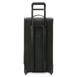 Briggs & Riley Wheeled Duffels|Checked<Briggs and Riley Baseline BLUWD127 Medium Two Wheel Duffle | Altman Luggage Black