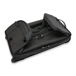 Briggs & Riley Wheeled Duffels|Checked<Briggs and Riley Baseline BLUWD127 Medium Two Wheel Duffle | Altman Luggage Black