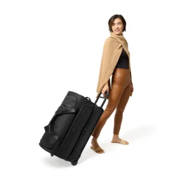 Briggs & Riley Wheeled Duffels|Checked<Briggs and Riley Baseline BLUWD127 Medium Two Wheel Duffle | Altman Luggage Black