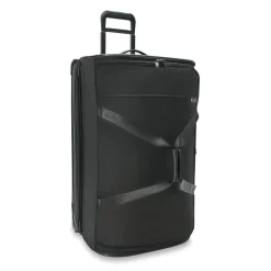 Briggs & Riley Wheeled Duffels|Checked<Briggs and Riley Baseline BLUWD129 Large 2 Wheel Duffle Black
