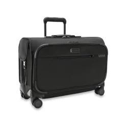 Briggs & Riley Garment Bags|Carry-on Luggage<Briggs and Riley Baseline BLU174SP4 Wide Carry on Wheeled Garment Bag Black