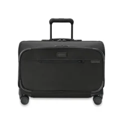 Briggs & Riley Garment Bags|Carry-on Luggage<Briggs and Riley Baseline BLU174SP4 Wide Carry on Wheeled Garment Bag Black