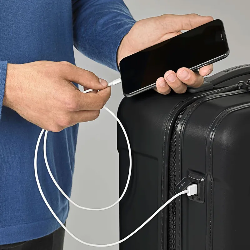 Briggs & Riley Carry-on Luggage<Briggs and Riley Torq QU22SP Domestic Carry on Spinner Stealth