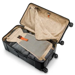 Briggs & Riley Rolling Spinner|Checked<Briggs and Riley Torq QUT232SP Extra Large Trunk Spinner Stealth